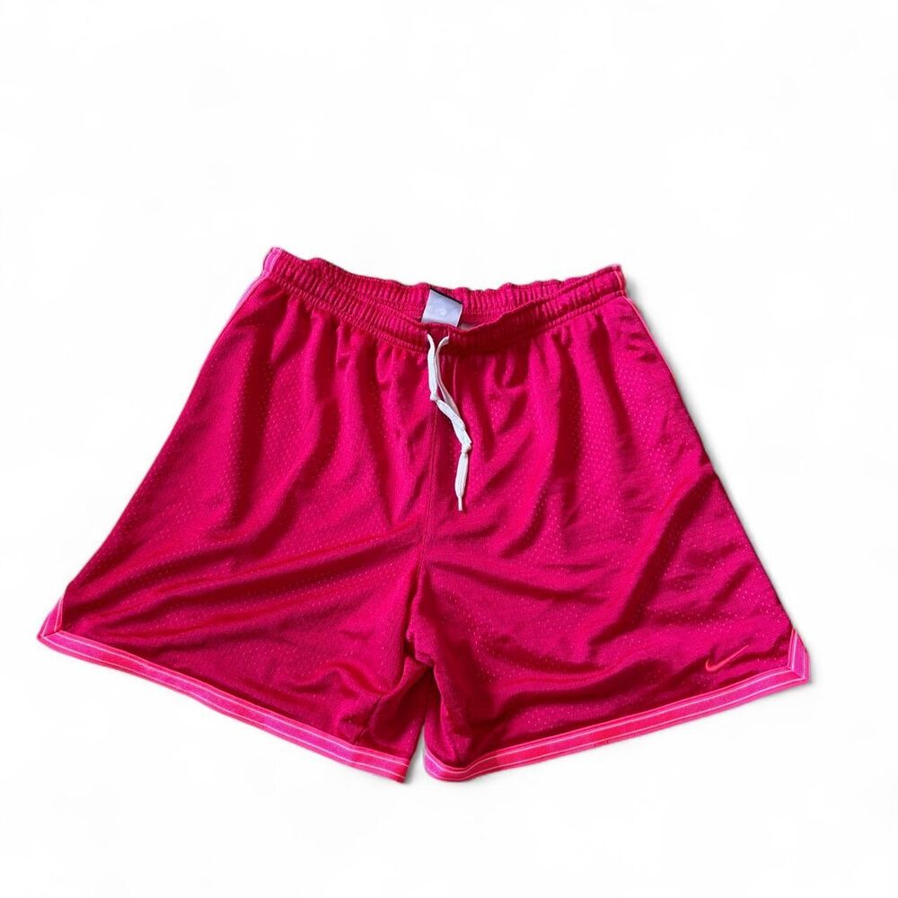 Nike Women's Pink and White Shorts